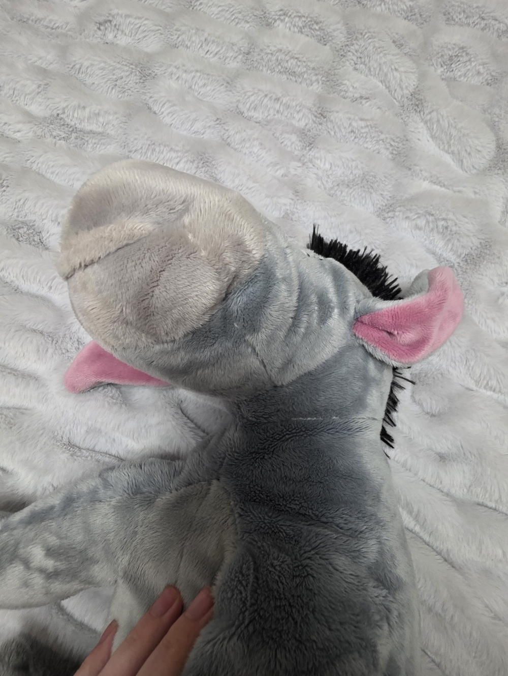 Disney Store Eeyore Plush Winnie The Pooh Grey Detachable Tail - Picture 9 of 12